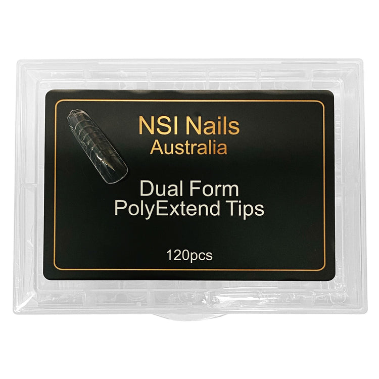 Dual Form PolyExtend Tips 120pcs - NSI Australia