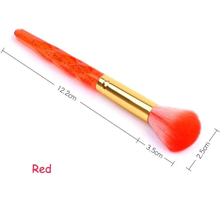 Dusting Brush Soft Hair Coloured Fancy Handle - NSI Australia