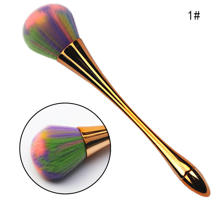 Dusting Brush Soft Hair Long Slim Metallic Handle - NSI Australia