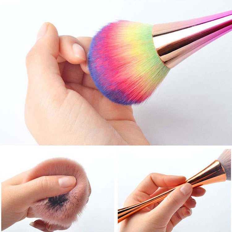 Dusting Brush Soft Hair Long Slim Metallic Handle - NSI Australia