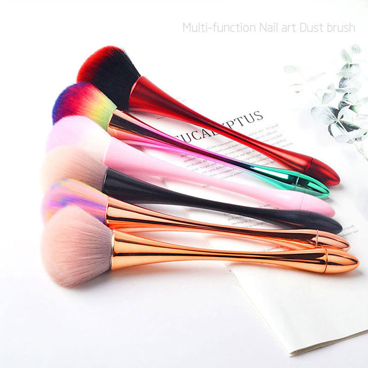 Dusting Brush Soft Hair Long Slim Metallic Handle - NSI Australia