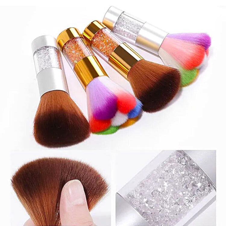 Dusting Brush Soft Hair Short Handle With Rhinestones - NSI Australia