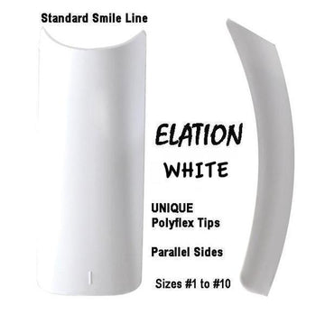 ELATION Nail Tips White bag 50ct - NSI Australia