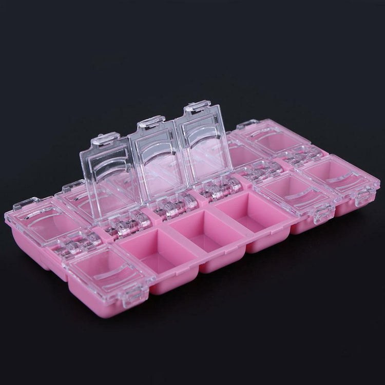 Empty Nail Art Storage Tray 12 Grids - NSI Australia