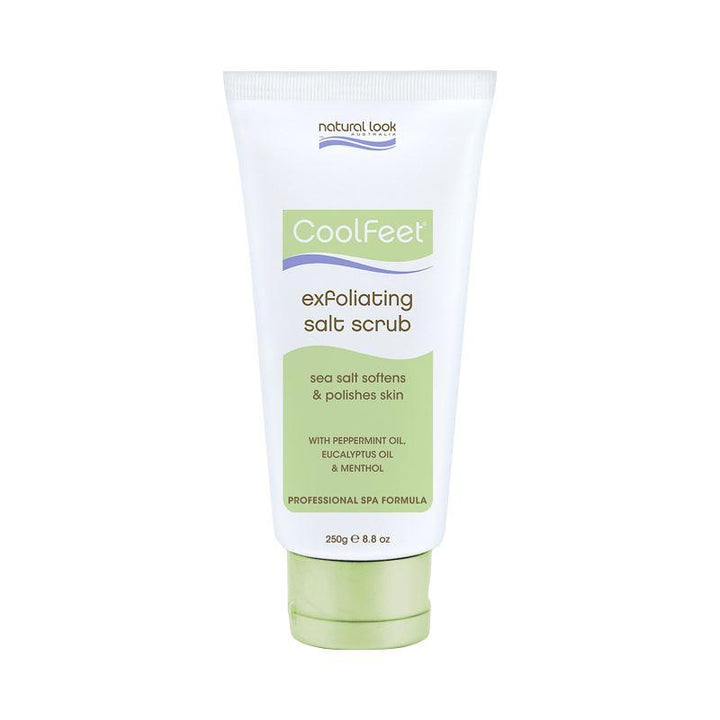 Exfoliating Salt Scrub 200g ~ Cool Feet ~ Natural Look - NSI Australia