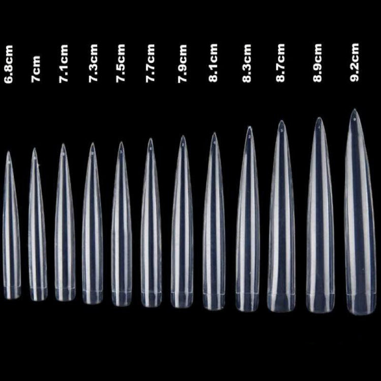 Extra Long Stiletto Nail Tips 10pcs - NSI Australia