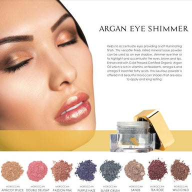 Eye Shimmers ~ Argan mineral powders - NSI Australia