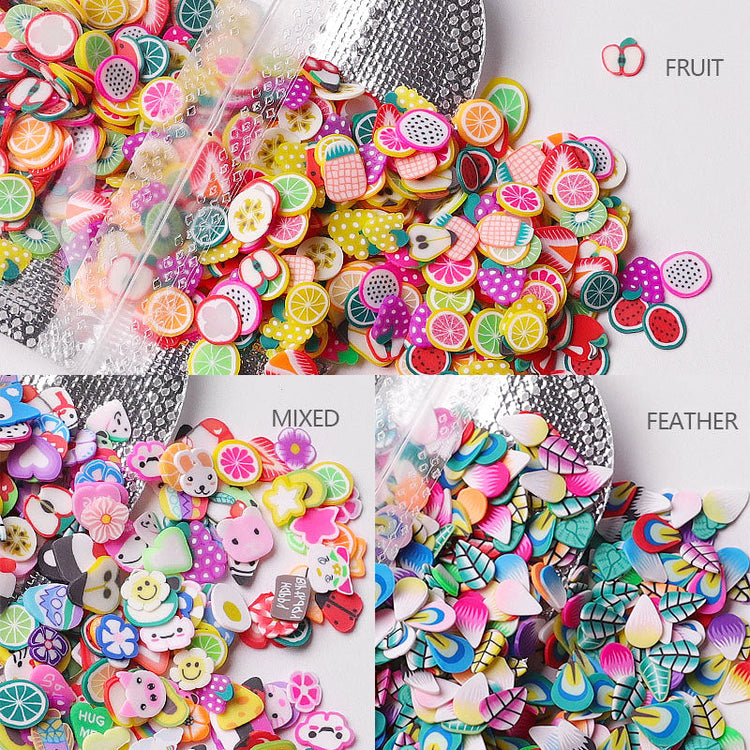 Fimo Slices 3D Nail Art Decoration Mix - NSI Australia