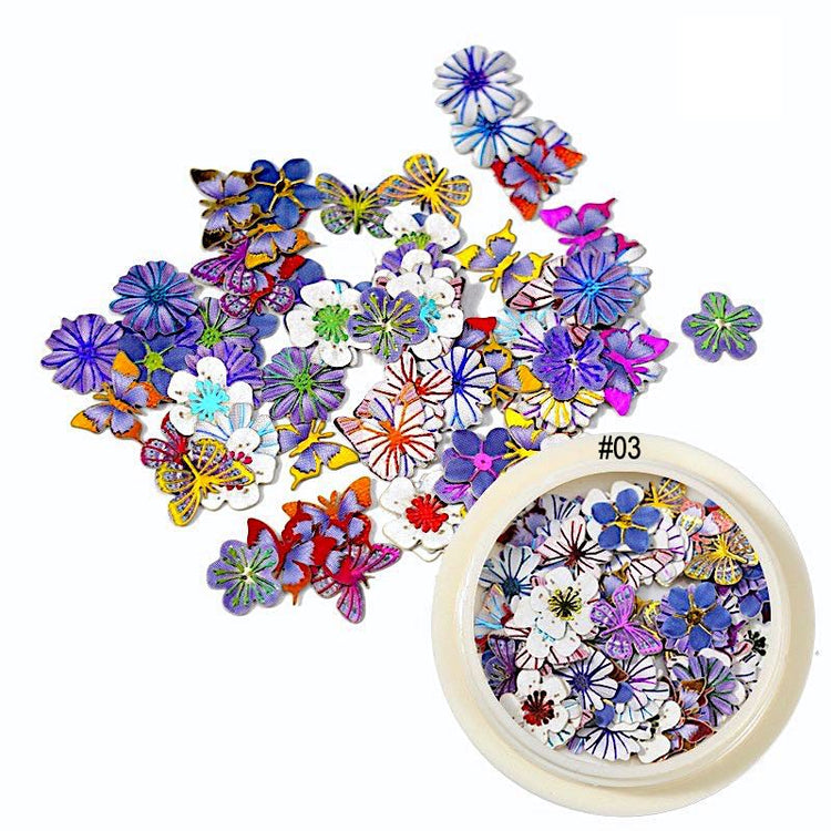 Flowers And Butterfly Ultra-Thin Nail Art - NSI Australia