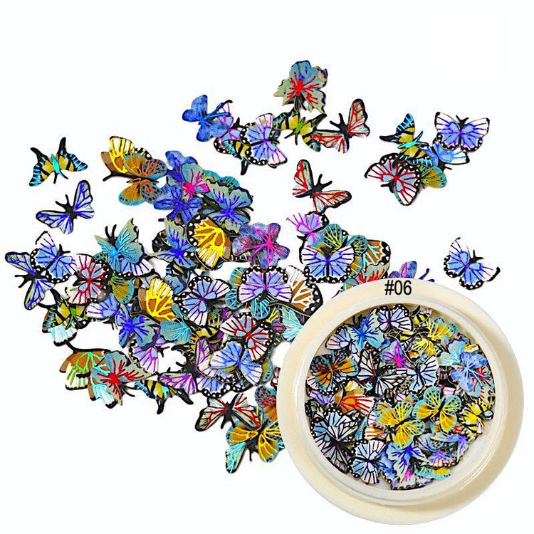Flowers And Butterfly Ultra-Thin Nail Art - NSI Australia