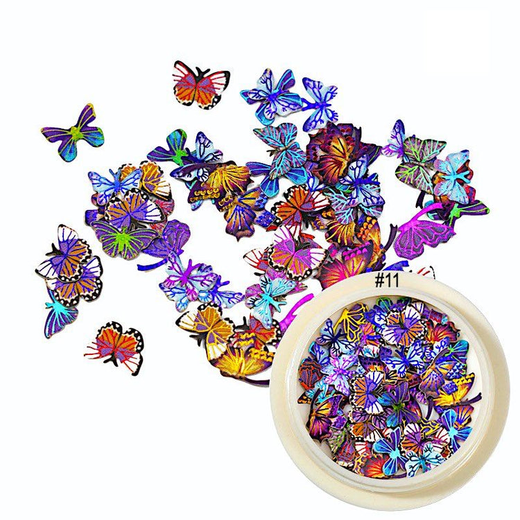 Flowers And Butterfly Ultra-Thin Nail Art - NSI Australia