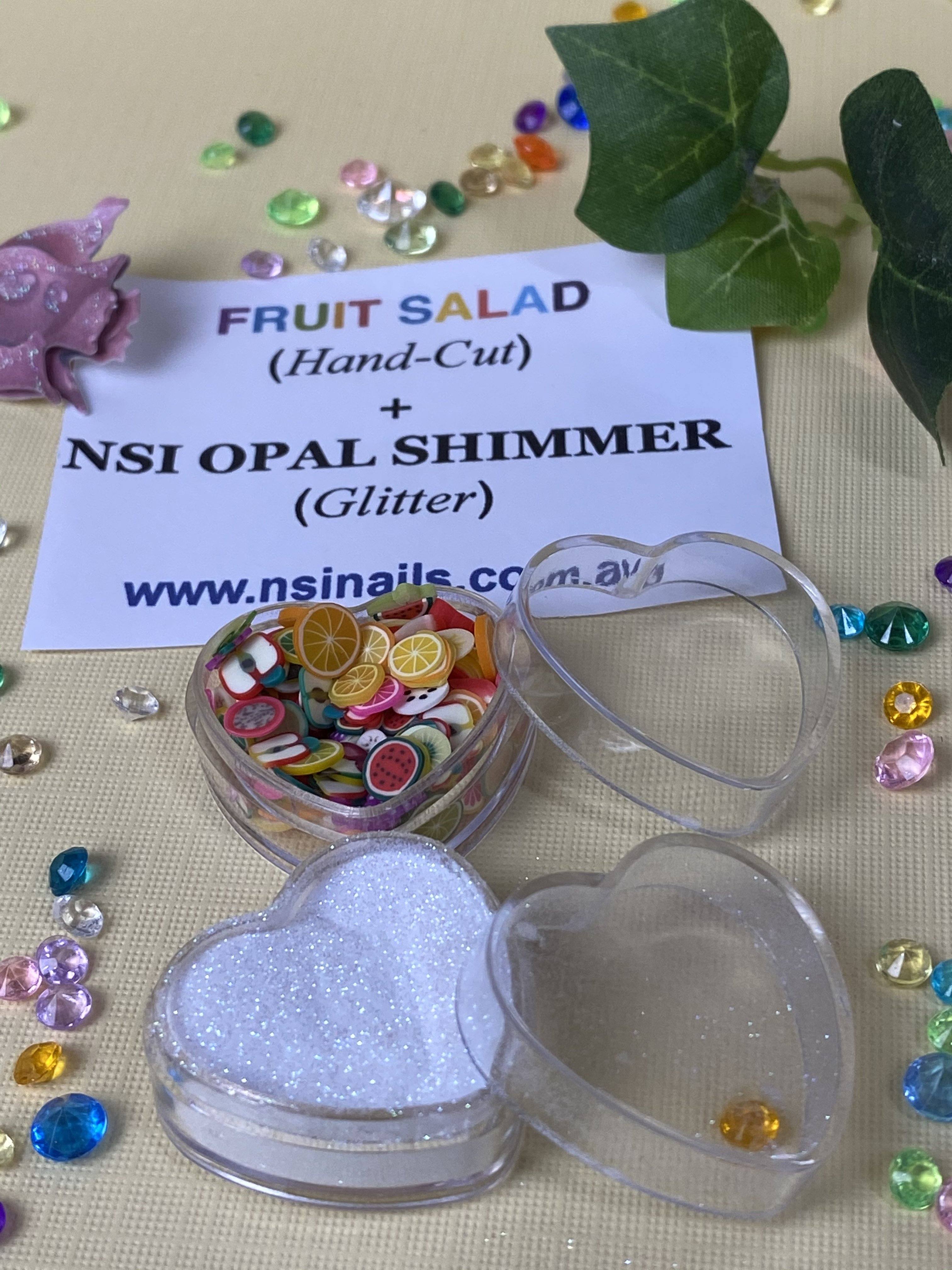 Fruit Salad (Hand-Cut) + NSI Opal Shimmer (Glitter) - NSI Australia