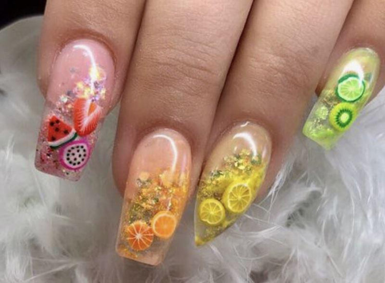 Fruit Salad (Hand-Cut) + NSI Opal Shimmer (Glitter) - NSI Australia