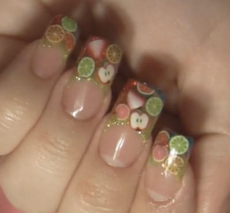 Fruit Salad (Hand-Cut) + NSI Opal Shimmer (Glitter) - NSI Australia