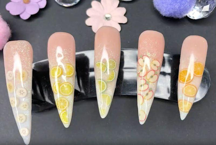 Fruit Salad (Hand-Cut) + NSI Opal Shimmer (Glitter) - NSI Australia