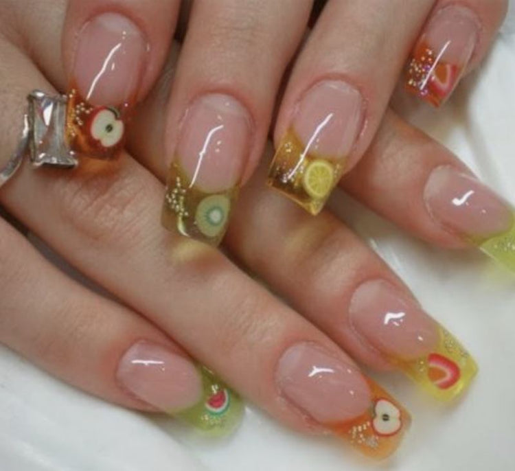 Fruit Salad (Hand-Cut) + NSI Opal Shimmer (Glitter) - NSI Australia