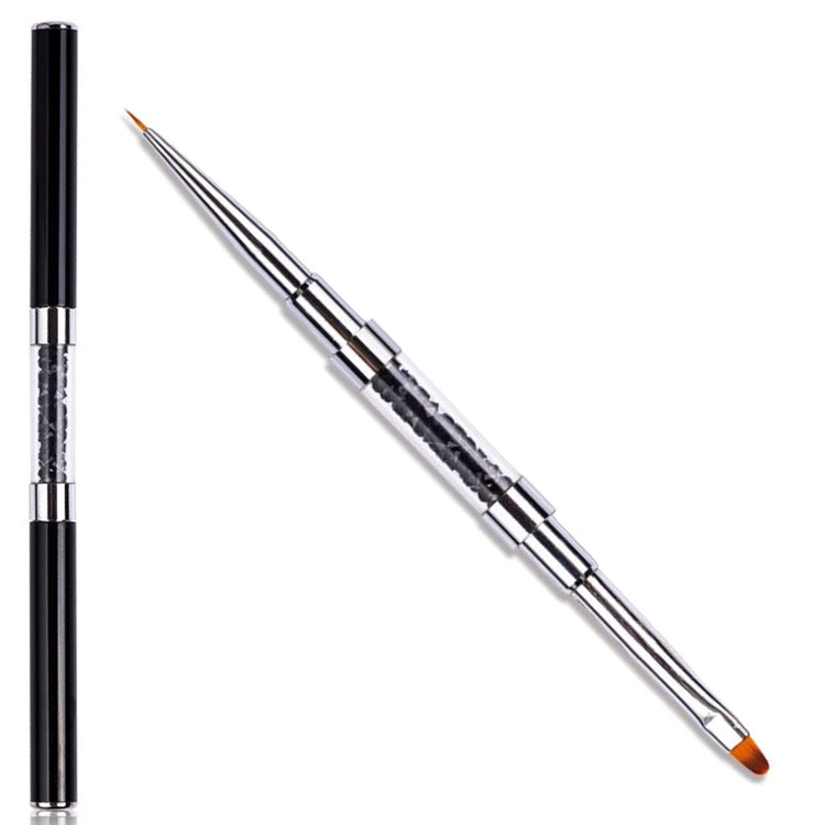 Gel and Liner Brush Black with Cap - NSI Australia