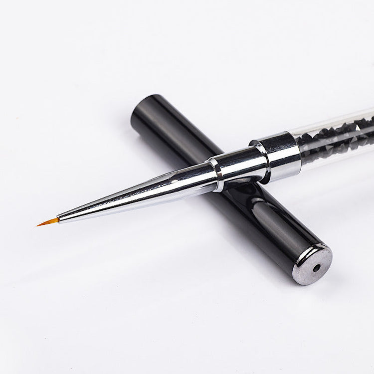 Gel and Liner Brush Black with Cap - NSI Australia