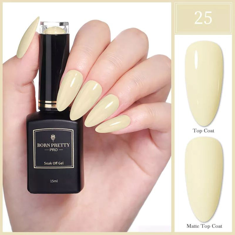 Gel Polish Colours BLACK GOLD Series BORN PRETTY - NSI Australia