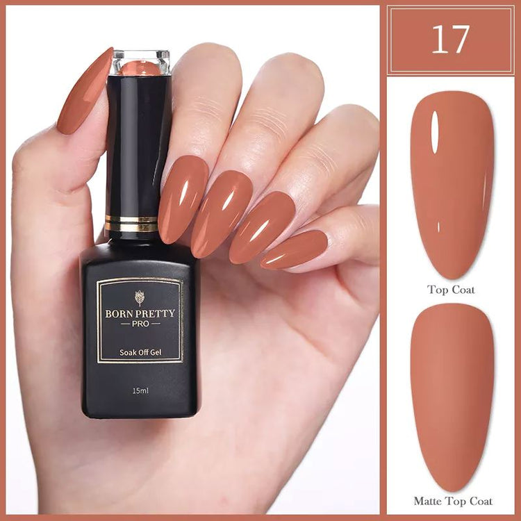 Gel Polish Colours BLACK GOLD Series BORN PRETTY - NSI Australia