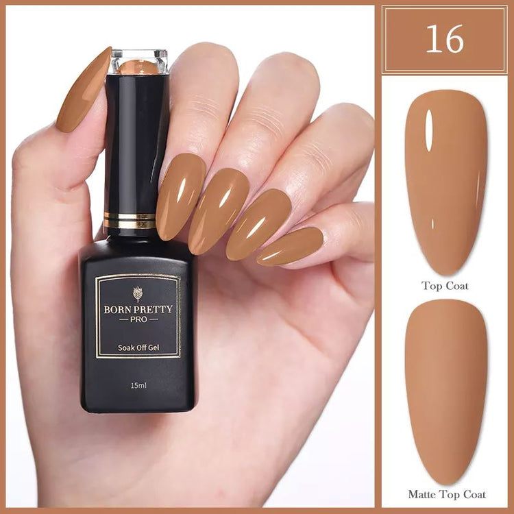 Gel Polish Colours BLACK GOLD Series BORN PRETTY - NSI Australia