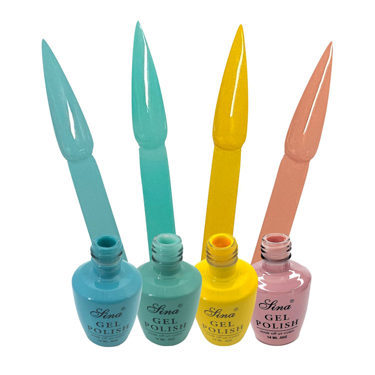 Gel Polish Collection 4 Colours SINA - NSI Australia