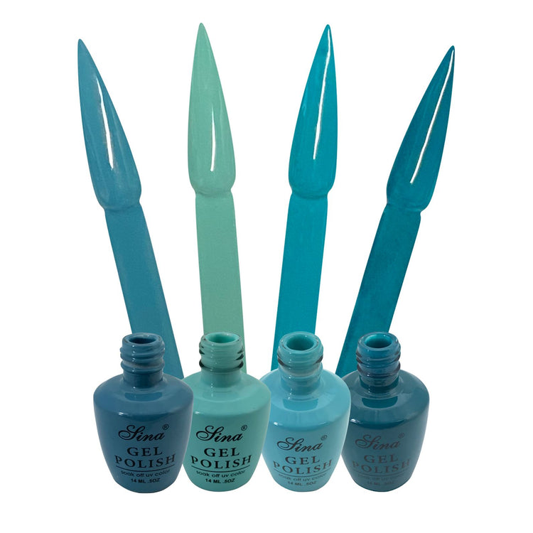 Gel Polish Collection 4 Colours SINA - NSI Australia