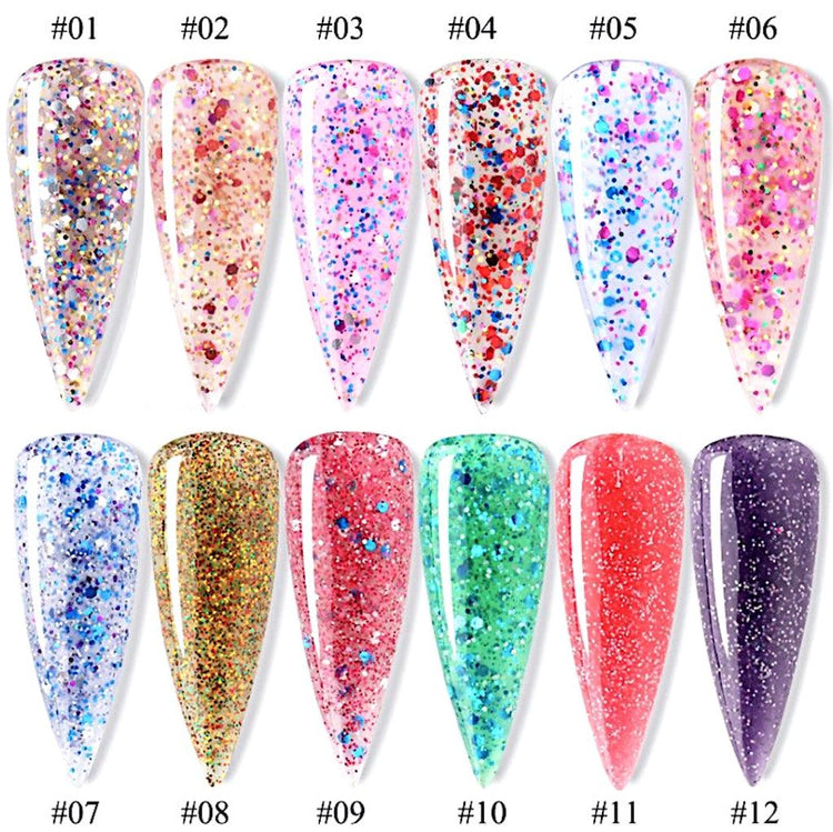 Glitter Diamond PolyGel - Gel In A Tube - NSI Australia
