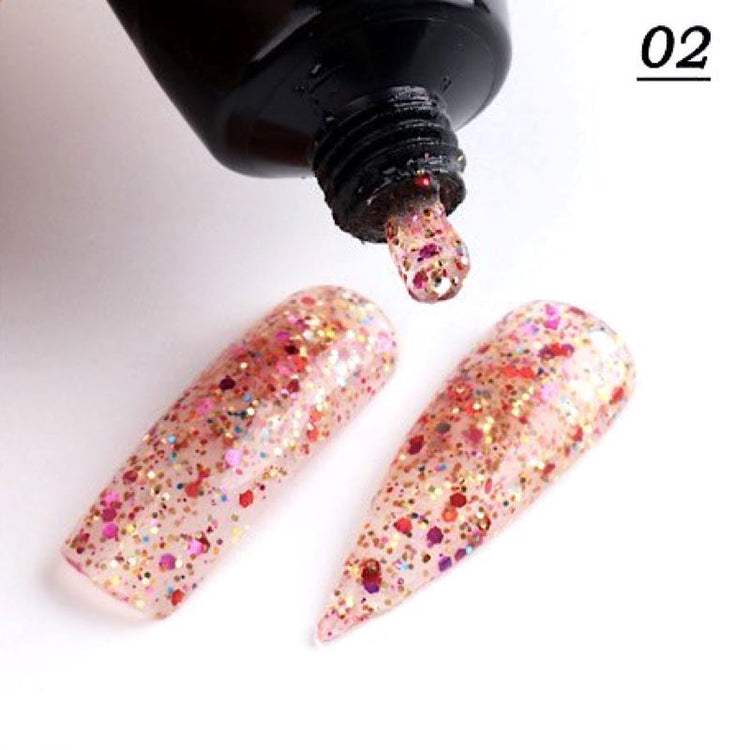 Glitter Diamond PolyGel - Gel In A Tube - NSI Australia