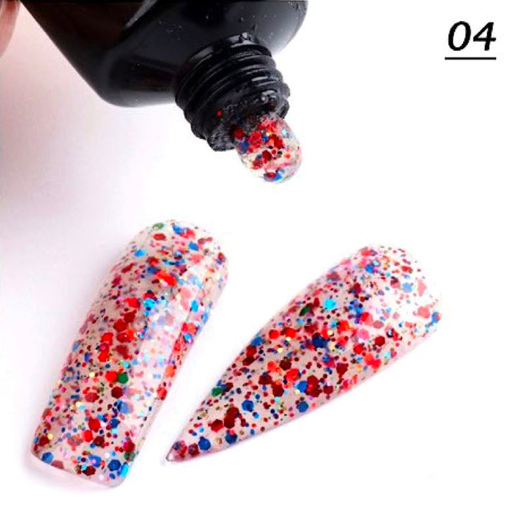 Glitter Diamond PolyGel - Gel In A Tube - NSI Australia