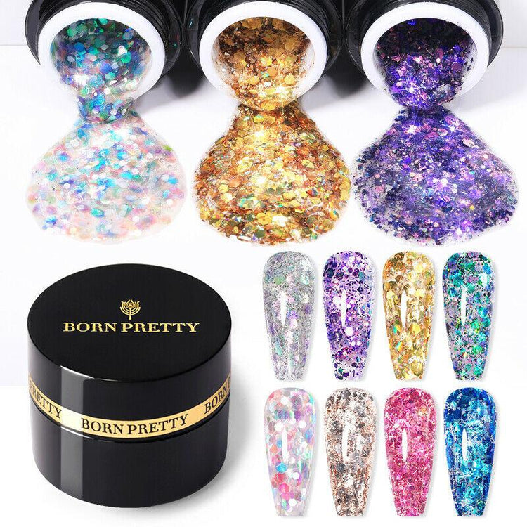 Glitter Sequins Gel BORN PRETTY - NSI Australia