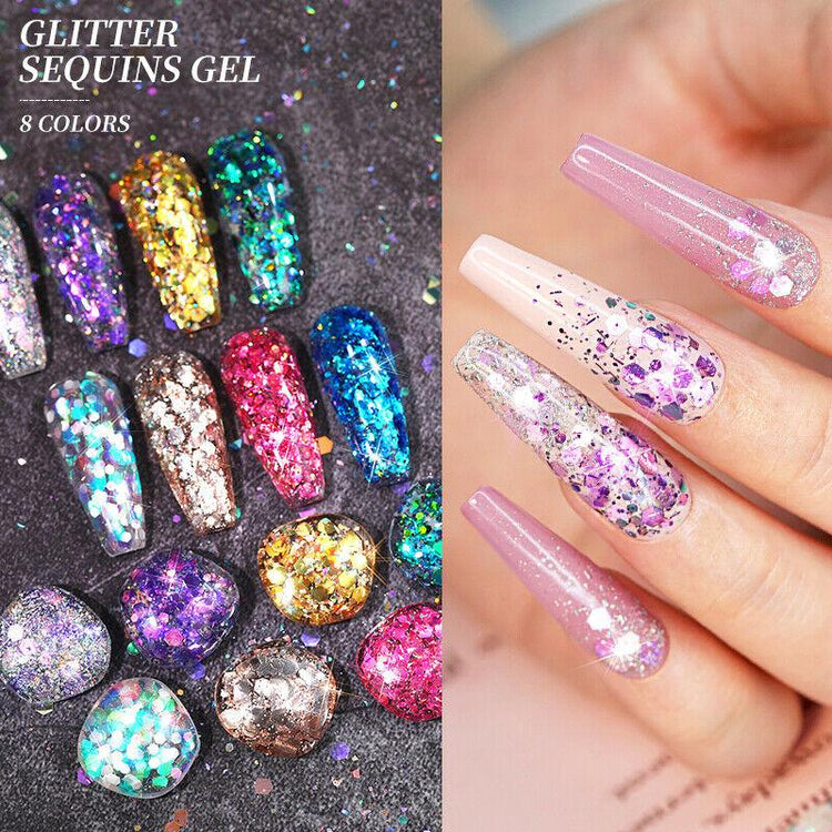 Glitter Sequins Gel BORN PRETTY - NSI Australia