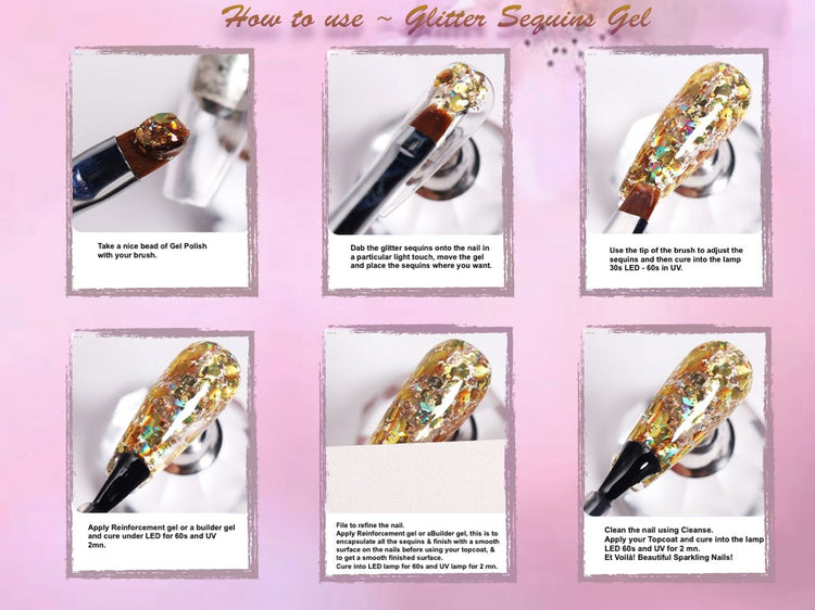 Glitter Sequins Gel BORN PRETTY - NSI Australia