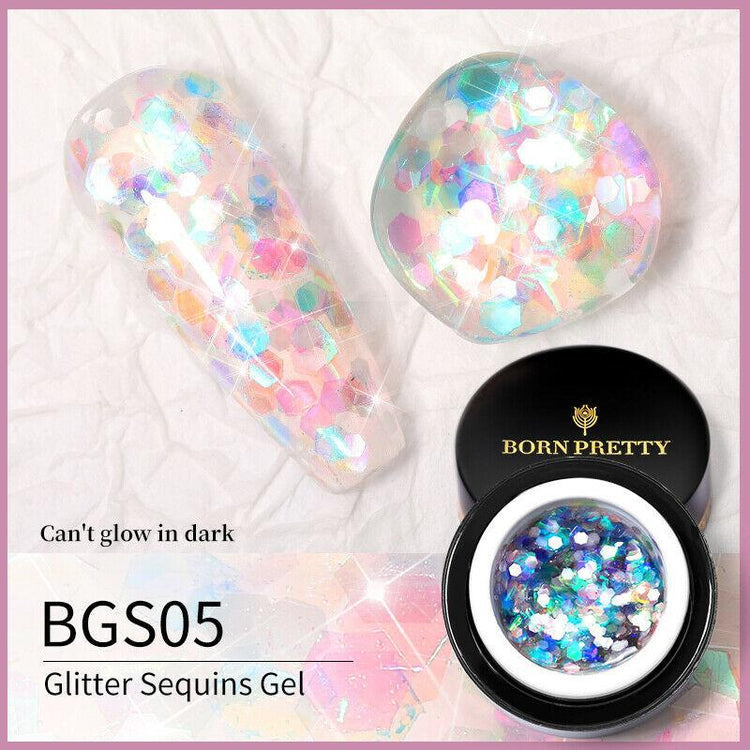Glitter Sequins Gel BORN PRETTY - NSI Australia