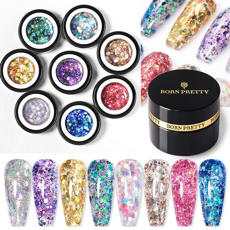 Glitter Sequins Gel BORN PRETTY - NSI Australia
