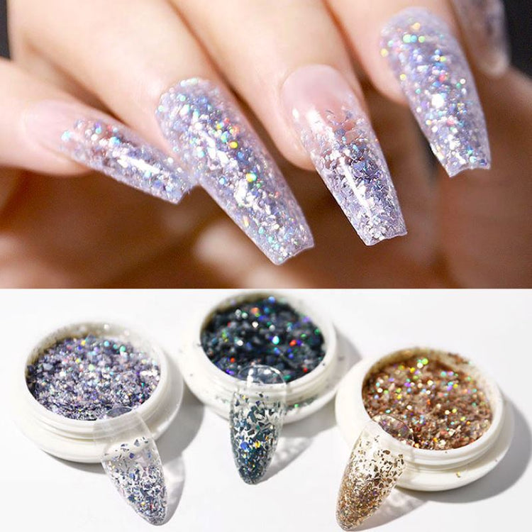 Glitter Sequins Nail Art Holographic Laser - NSI Australia