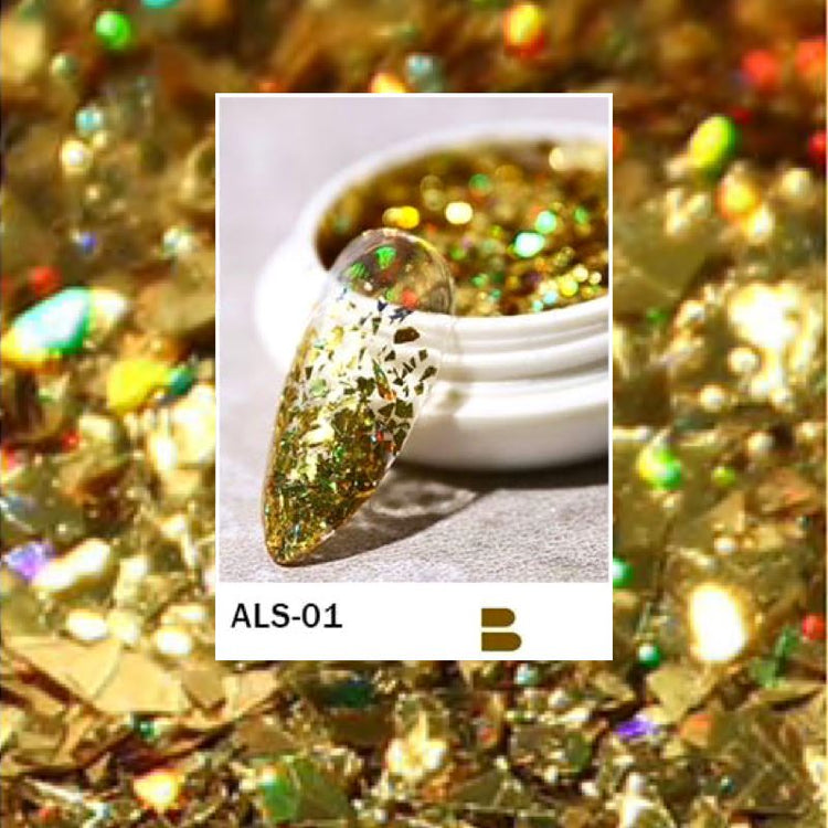 Glitter Sequins Nail Art Holographic Laser - NSI Australia