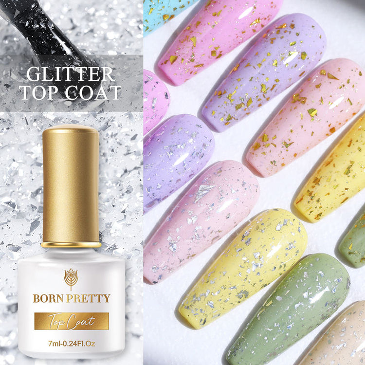 Glitter Top Coat Gel BORN PRETTY - NSI Australia