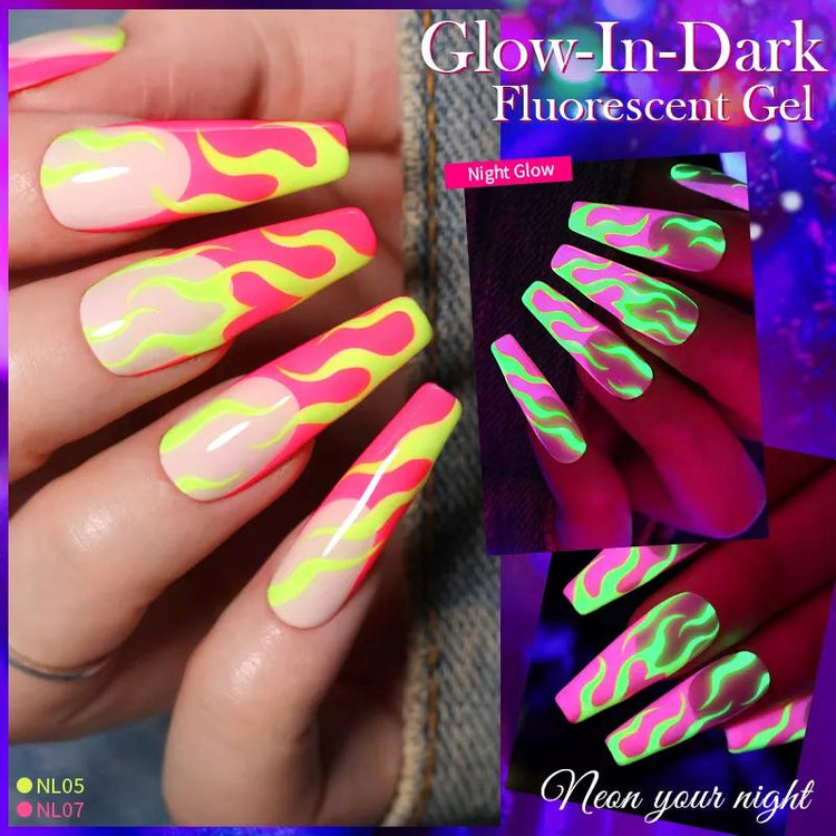 Glow-In-Dark Fluorescent Gel Polish BORN PRETTY - NSI Australia