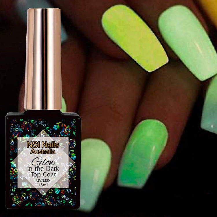 Glow In the Dark Gel Top Coat - NSI Australia