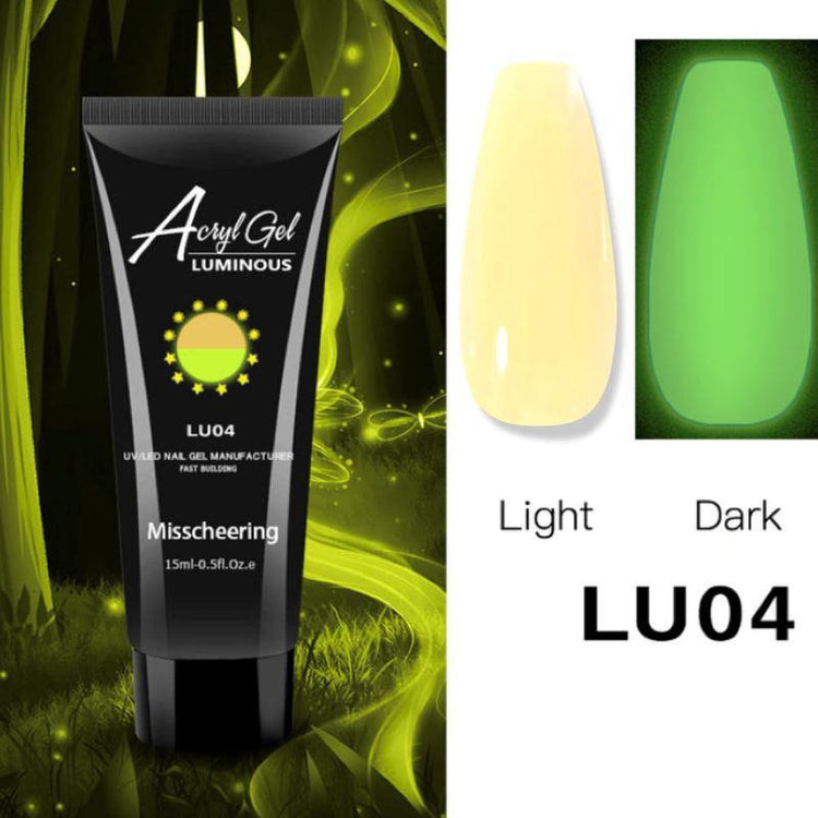 PolyGel Gel In A Tube - Glow in the Dark - NSI Australia