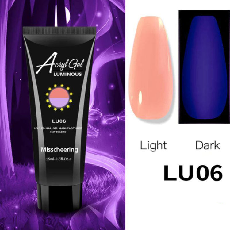 PolyGel Gel In A Tube - Glow in the Dark - NSI Australia