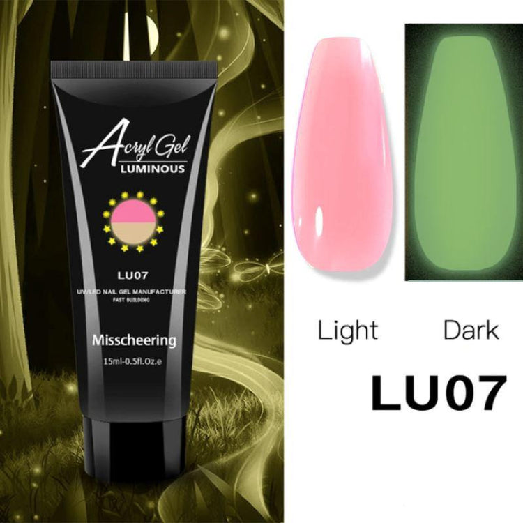 PolyGel Gel In A Tube - Glow in the Dark - NSI Australia