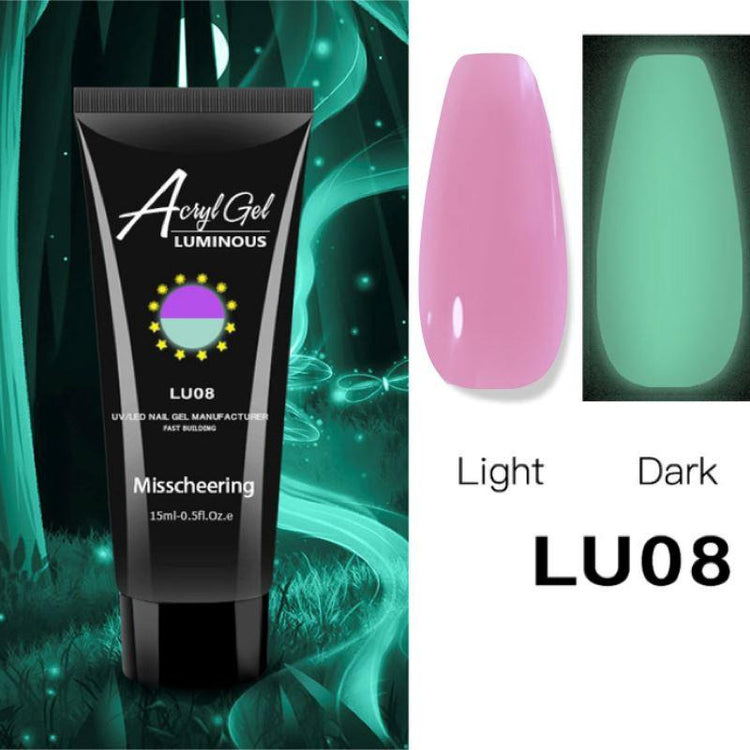 PolyGel Gel In A Tube - Glow in the Dark - NSI Australia