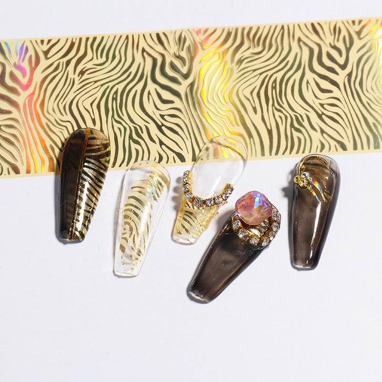 Gold Series Nail Foil 10pcs - NSI Australia