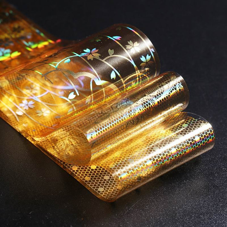 Gold Series Nail Foil 10pcs - NSI Australia