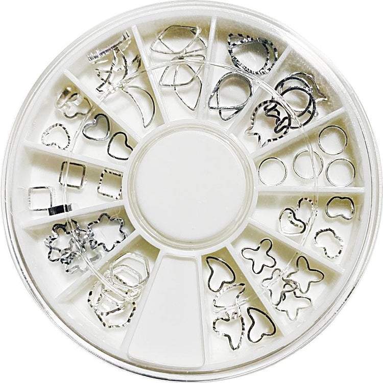 Gold & Silver Nail Art Decoration Wheels - NSI Australia