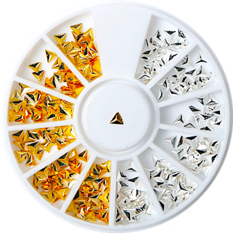 Gold & Silver Nail Art Decoration Wheels - NSI Australia