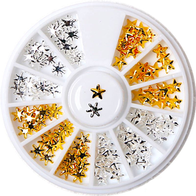 Gold & Silver Nail Art Decoration Wheels - NSI Australia