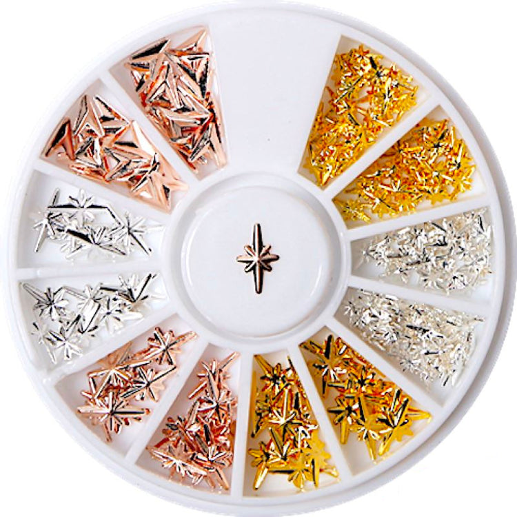 Gold & Silver Nail Art Decoration Wheels - NSI Australia